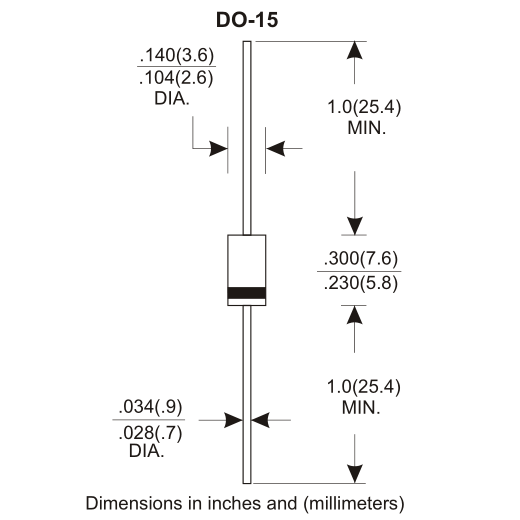 600W TVS Transient Voltage Suppressor Diode With Fast Response Time
