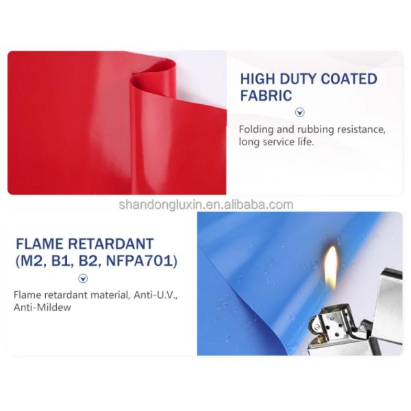 Direct Sell PVC Tarpaulins for Water Tank Tent 840DX840D-1300DX1300D Yarn Count