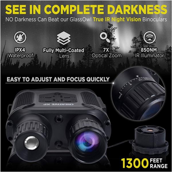 3.5-7x31 Weapon Infrared Night Vision Telescope With Digital Camera
