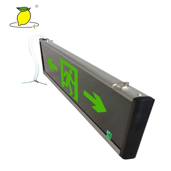 Professional Fluorescent Exit Sign Light Fixture For Metro Station