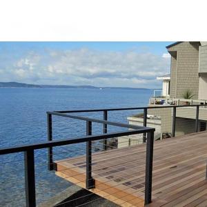 China Customized Aluminum Glass Balcony Railings Outdoor Designs Stair Handrail wholesale