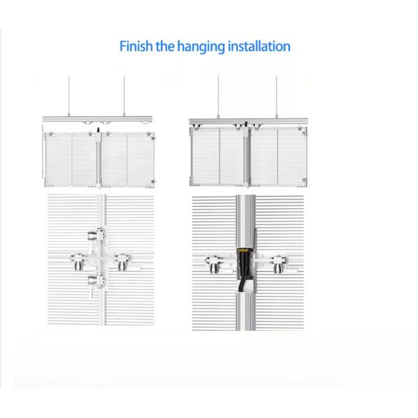 SMD1921 Flexible Clear Outdoor Transparent Led Screen Display Panel P10