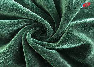 China 4 Way Stretch Spandex Warp Knitted Shiny Velvet Dress Fabric For Upholstery wholesale