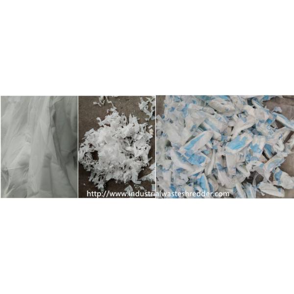 Bed Sheet Quilt Pillow 400mm Fabric Crushing Machine