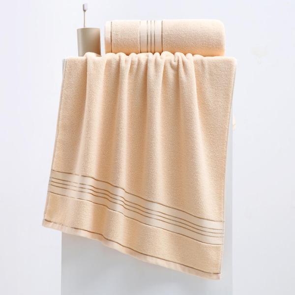 Golden Washable Household Towel made of 100% Cotton for Quick Drying and Absorbency