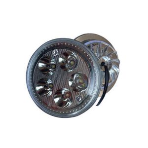 Black / Silvery Electric Bike Motorcycle Led Headlight 10-32V