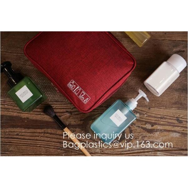 Customized Women/Men Organizer Toiletry Storage Travel Makeup Bag Blank Canvas Cosmetic Bag, bagease, bagplastics