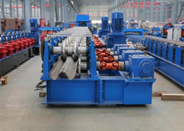 Highway Guardrail Roll Forming Machine Electrical Automatic Control 0 - 15000 mm