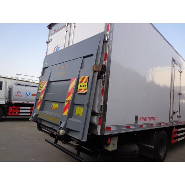 Dongfeng 10 Ton Refrigerated Truck , -15 ℃ Refrigerated Delivery Truck With Rear Hydraulic Loading Plate