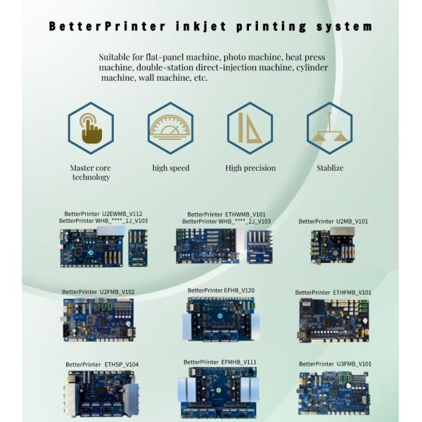 Inkjet Printer I3200 Four Head Board Kit For Advertising Print UV Tablet Phone Case T-shirt Clothing Textile Printer