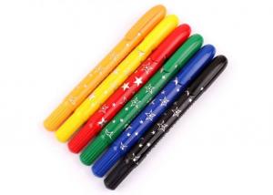 China Eco-friendly fancy 6 colored Non-toxic wax crayon set/cheaper and good fashion rotating crayon wholesale