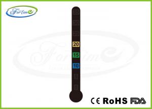 OEM High Accuracy LCD Thermometer Stick - On Temperature Strip Adhesive Backing 0 ～ 35 ℃