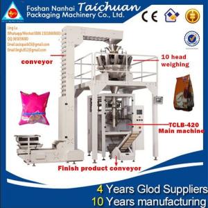 China factory price TAICHUAN almond/green pean/ sunflower seeds packing machine wholesale