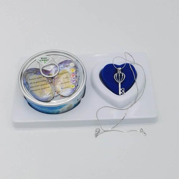 Custom Color Box Love Wish Pearl Necklace Gift Box With can Open Cage Pendant sending to everybody