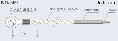 Automobile Brake Temperature Detection Sensors MFS Series 3