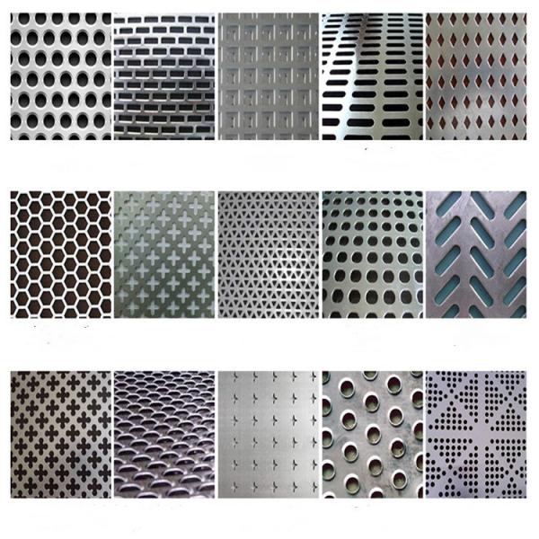 decorative stainless steel sheet perforated metal panel brass colour