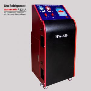 China R134a Recharge HW-680 AC Refrigerant Recovery Machine Fully Auto 8HP on sale