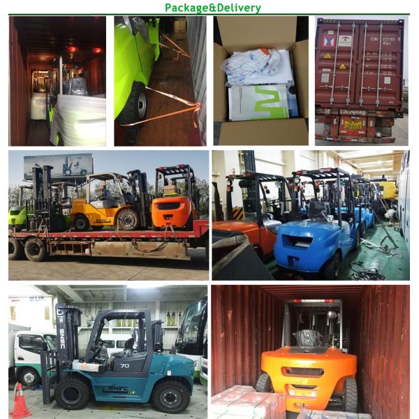 1.6 Ton 2 Ton Reach Truck Electric SNSC Forklift With Pneumatic Standard Tire