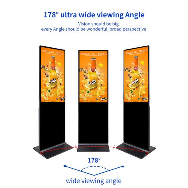 2160px Vertical Touch Screen Kiosk 55 Inch Digital Signage Display