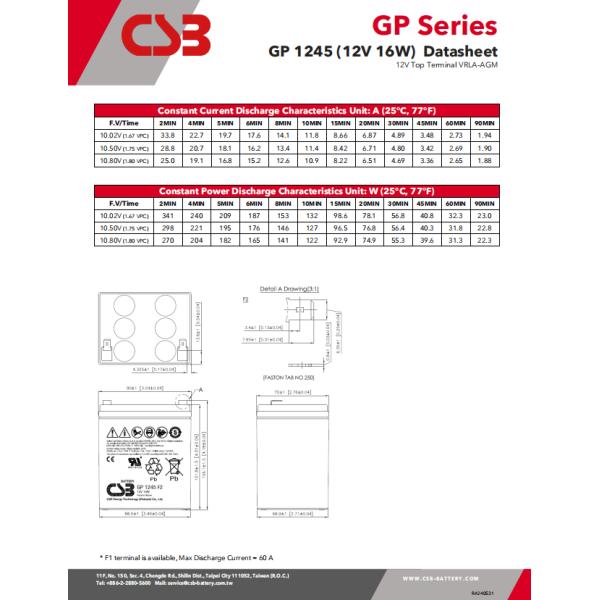 Vrla Sealed Gel Lead Acid Battery 12V 16W UPS Energy Storage for Solar System Deep Cycle Gel Battery