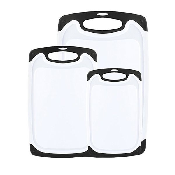 3 Piece Cutting Board Set PP Dishwasher Safe Chopping Board Household Kitchen Tools