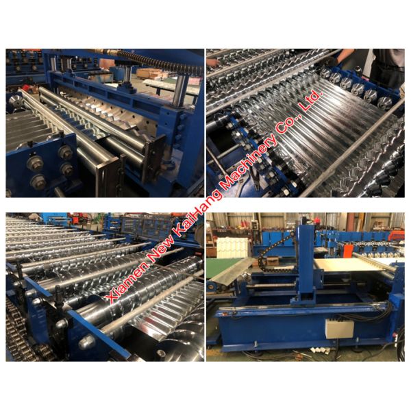 1000mm-1250mm Corrugated Panel Roll Forming Machine