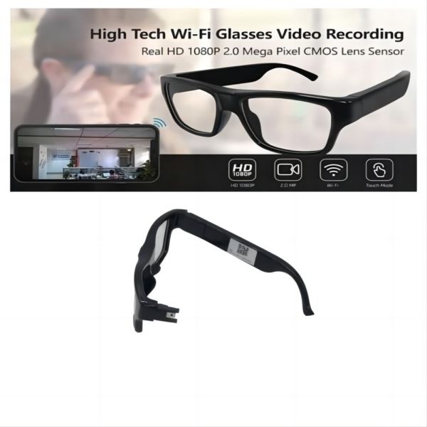 G3S WiFi Security Camera Glasses APP Control 120min Recording Time For Covert Action