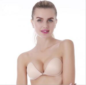 China F1030 Factory backless invisible push up padded strapless bra wholesale