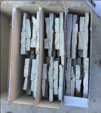 Grey Cultured Ledge Quartzite Stone Veneer For Exterior And Interior Wall