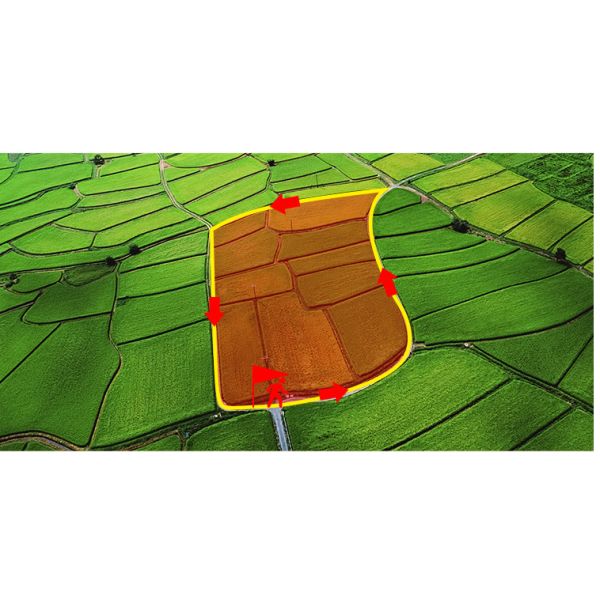 GNSS GPS Regular Irregular Land Distance Area Measuring Device Handheld