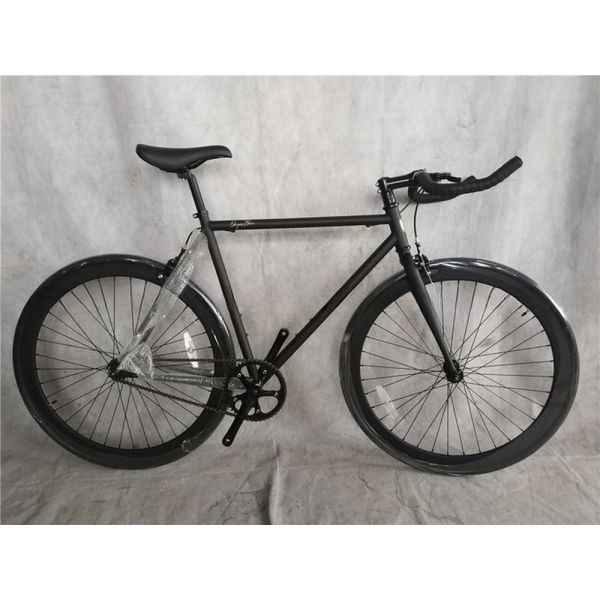 KMC Chain Black 700C Single Speed Track Bicycle for Men Vintage Fixed Gear Bike