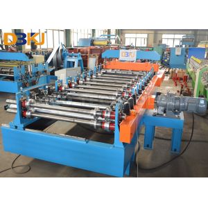 China PU Steel Trapezoidal Metal Roofing Roll Former Sheeting Machine wholesale