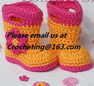 China New shoes for baby girl 12 colors knitted booties Newborn crochet booties baby moccasins first walker shoes on sale