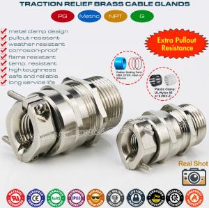 China Brass Cable Glands (Cord Grips) IP68 & IP69K with Metal Cable Clamp wholesale