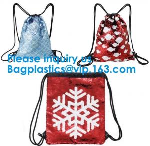 China China Factory Custom Printed Drawstring Bag Christmas Drawstring Pu Leather Bag,Drawstring Pu Leather Bag 210D fabric, wholesale