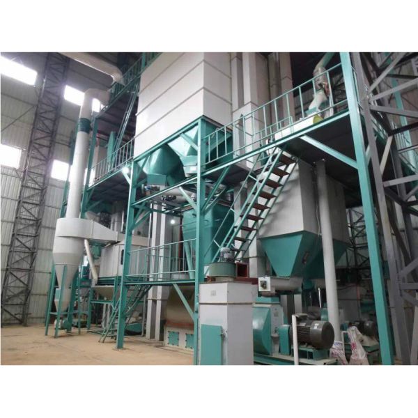 ISO 5TPH Animal Feed Pellet Production Line ODM Mini Cattle Feed Machine