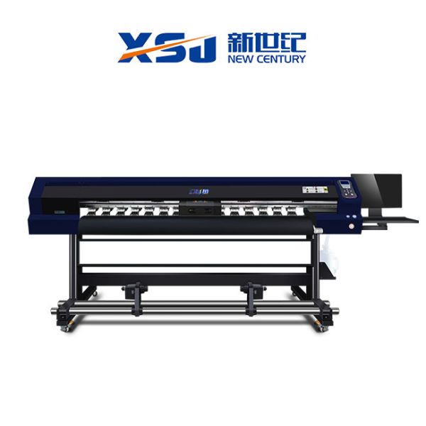 Quality Double Side SKYCOLOR UV Inkjet Printer 3 Heads CMYK for sale