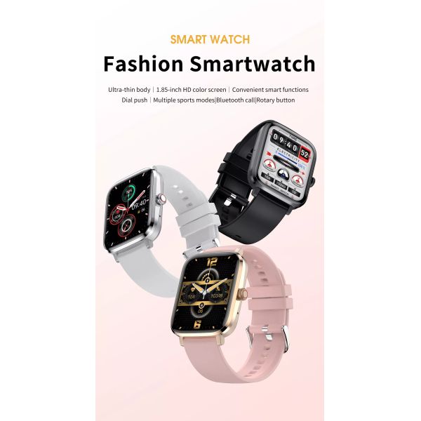 HK20 NFC Bluetooth Call Heart Rate Health Monitor Blood Pressure Men Women For Phone