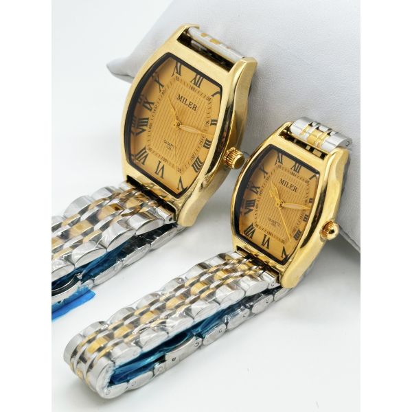 Waterproof Luxury Couple Watch Luminous Stainless Steel Quartz Watch