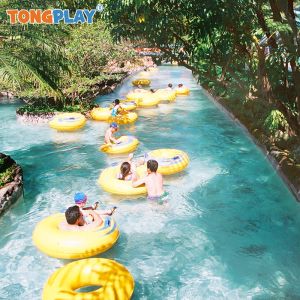 Entertainment Aqua Park Lazy River Wave Pool Equipment Customized