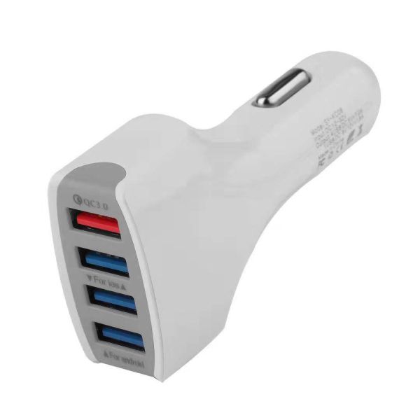 7A 4 USB CAR CHARGER Universal Compatible USB CAR CHARGER for all electronics cheap price