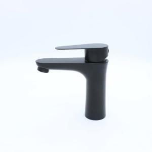 China SONSILL Luxury Bathroom Sink Faucets Black Polished Surface wholesale