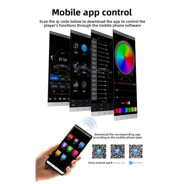 Creatall Ai Smart BT Wireless Car MP3 Player with USB Connection and Radio Positioning New Lossless Music Car Charger Included