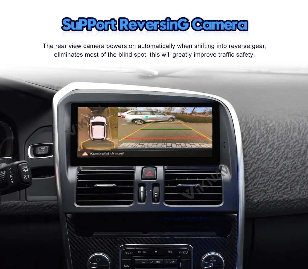 Viknav Car Radio For Volvo XC60 (2009-2017) 8.8 inch Auto Audio Multimedia Player GPS Navigation Tape Recorder HD Screen