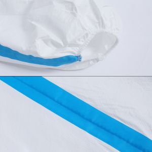 Lightweight Disposable Isolation Gowns White Disposable Coveralls