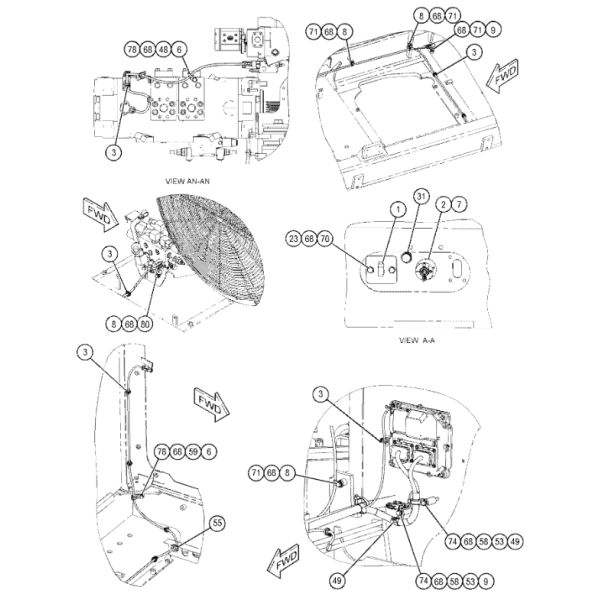 7n-0718 7n0718 Battery Disconnect Switch Excavator Engine Parts For C18 390F L