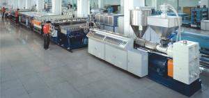 China CE Certificated PP Hollow Sheet Extrusion Line PLC Temperature Control System wholesale