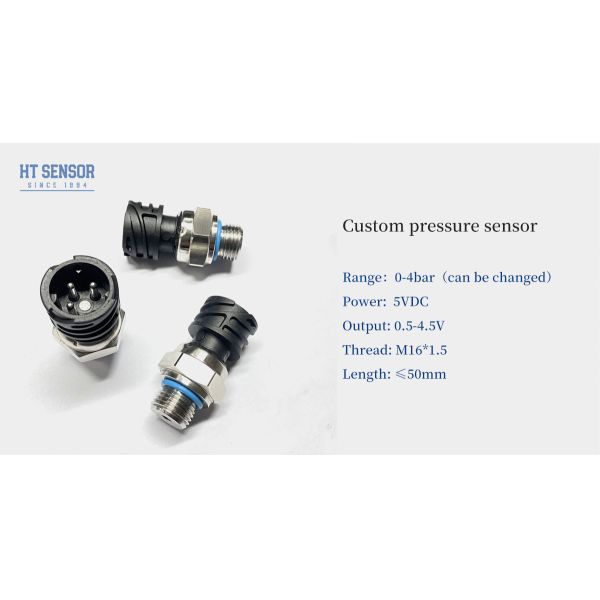 Custom Connectors Industrial Pressure Sensor For Automotive Transmissions
