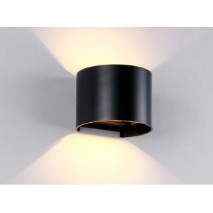 Black / White 135*100mm Hallway Aluminum Waterproof Modern Wall Light