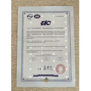 Jiangyin Fengrui Textile Technology Co., Ltd. Certifications
